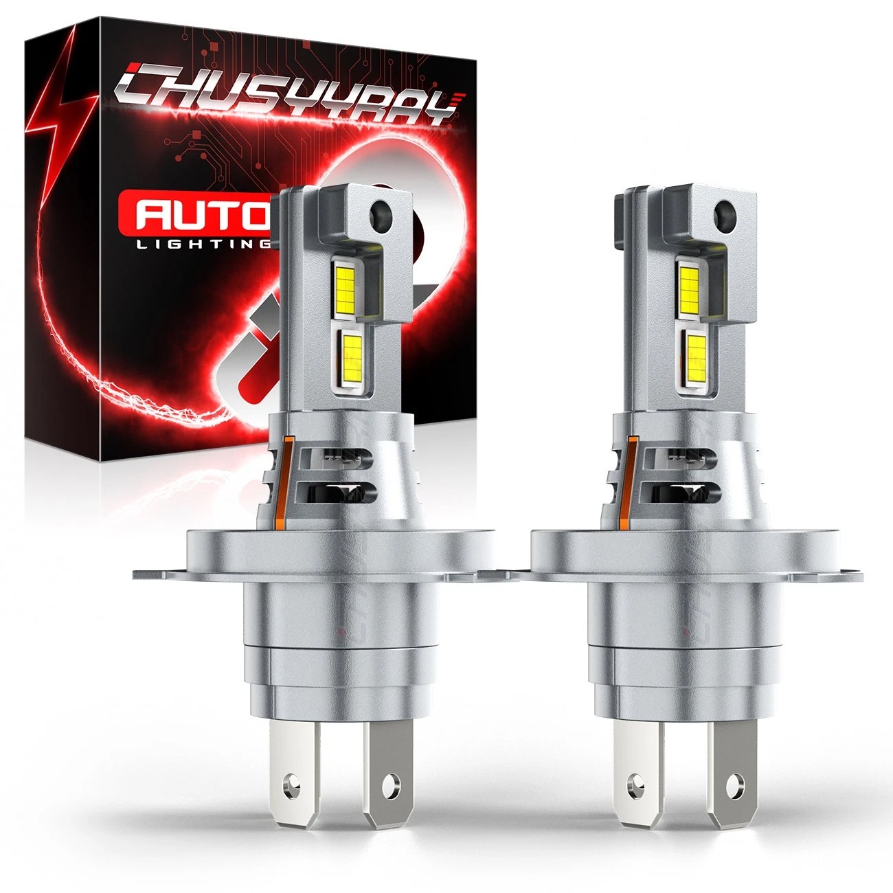 2PCS H4 LED Headlight Bulbs Lights for Suzuki GSXR 600 750 1997-2002 2003 White