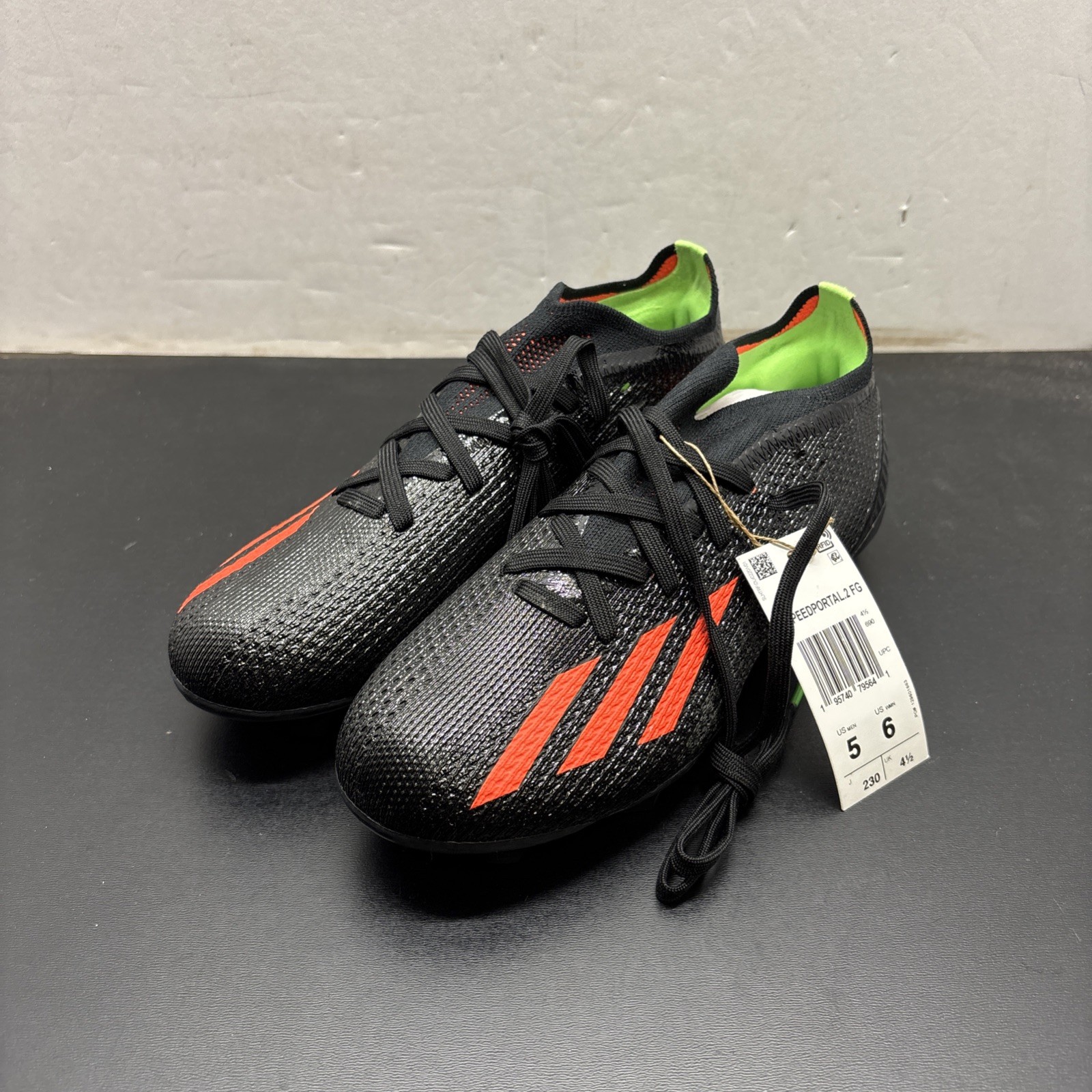 Adidas X Speedportal .2 FG Soccer Cleats Men's Size 5 Black GW8449