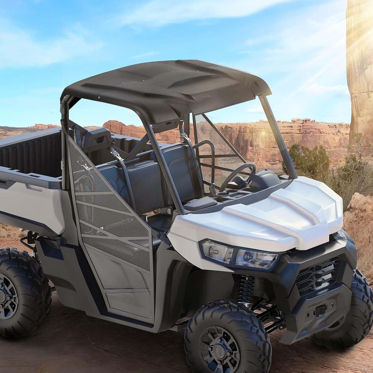 KEMIMOTO Hard Roof Top Can Am Defender HD8 HD10 NO SCREWS or WASHERS
