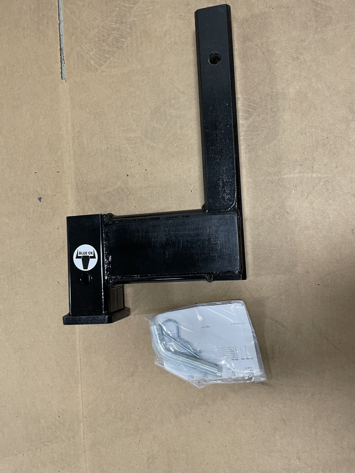 BLUE OX 8" RISE / DROP RECEIVER BX88131 5000 LBS 11 1/2" LONG
