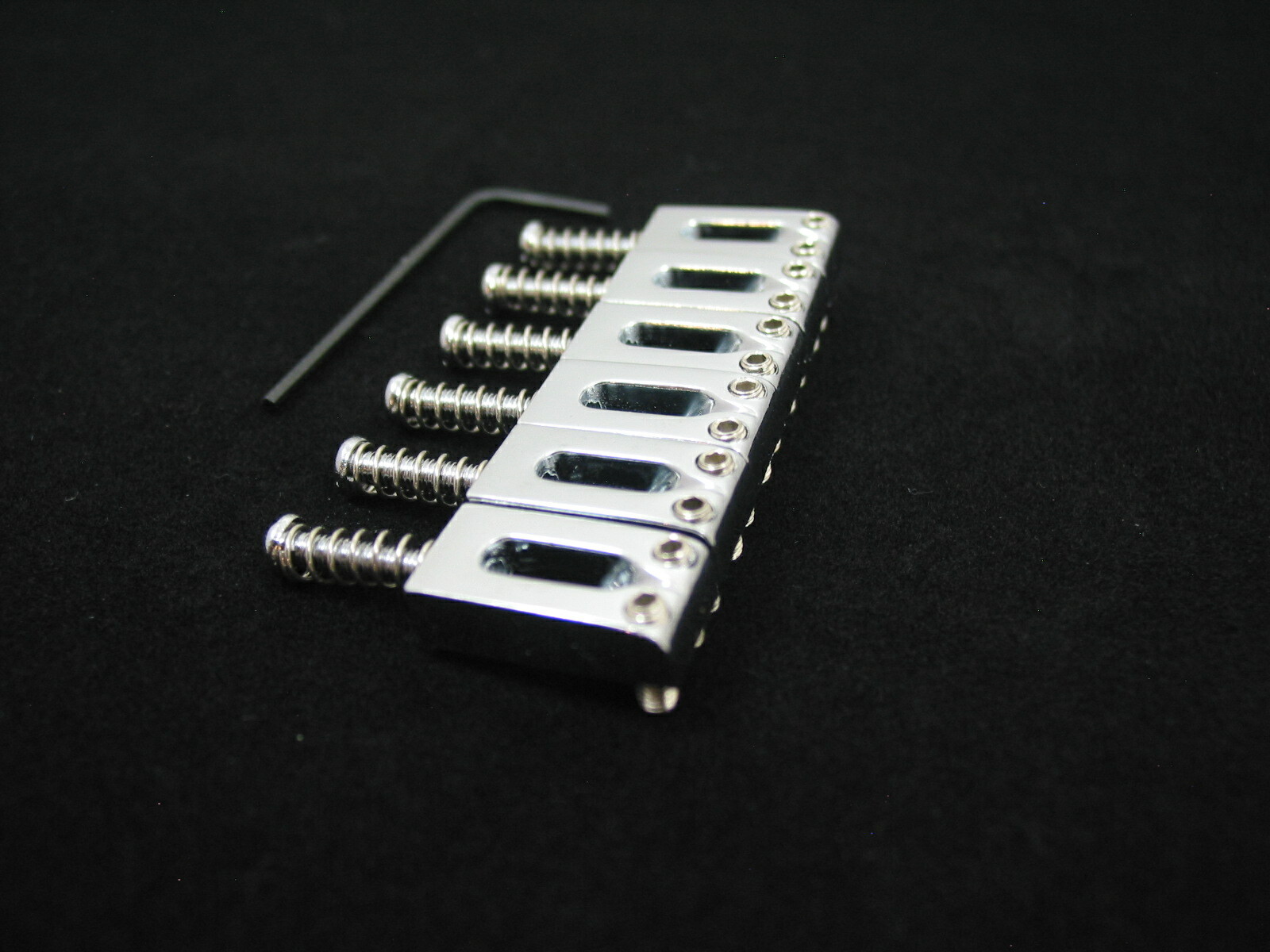 Chrome Bridge Saddles For Stratocaster Telecaster, Squier & Strat Style Guitars