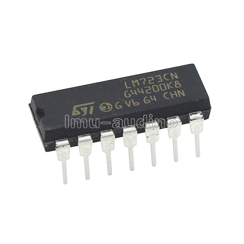 2pcs LM723CN LM723 Adjustable Voltage Regulator 2-37V 150m NEW