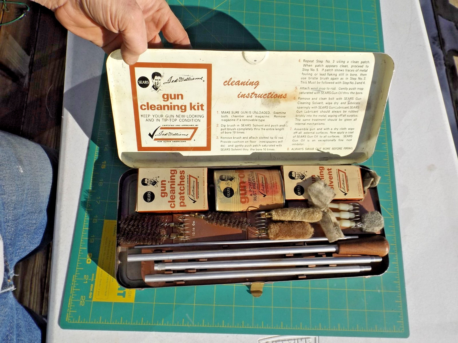 Sears Ted Williams Rifle shotgun Gun Cleaning Kit
