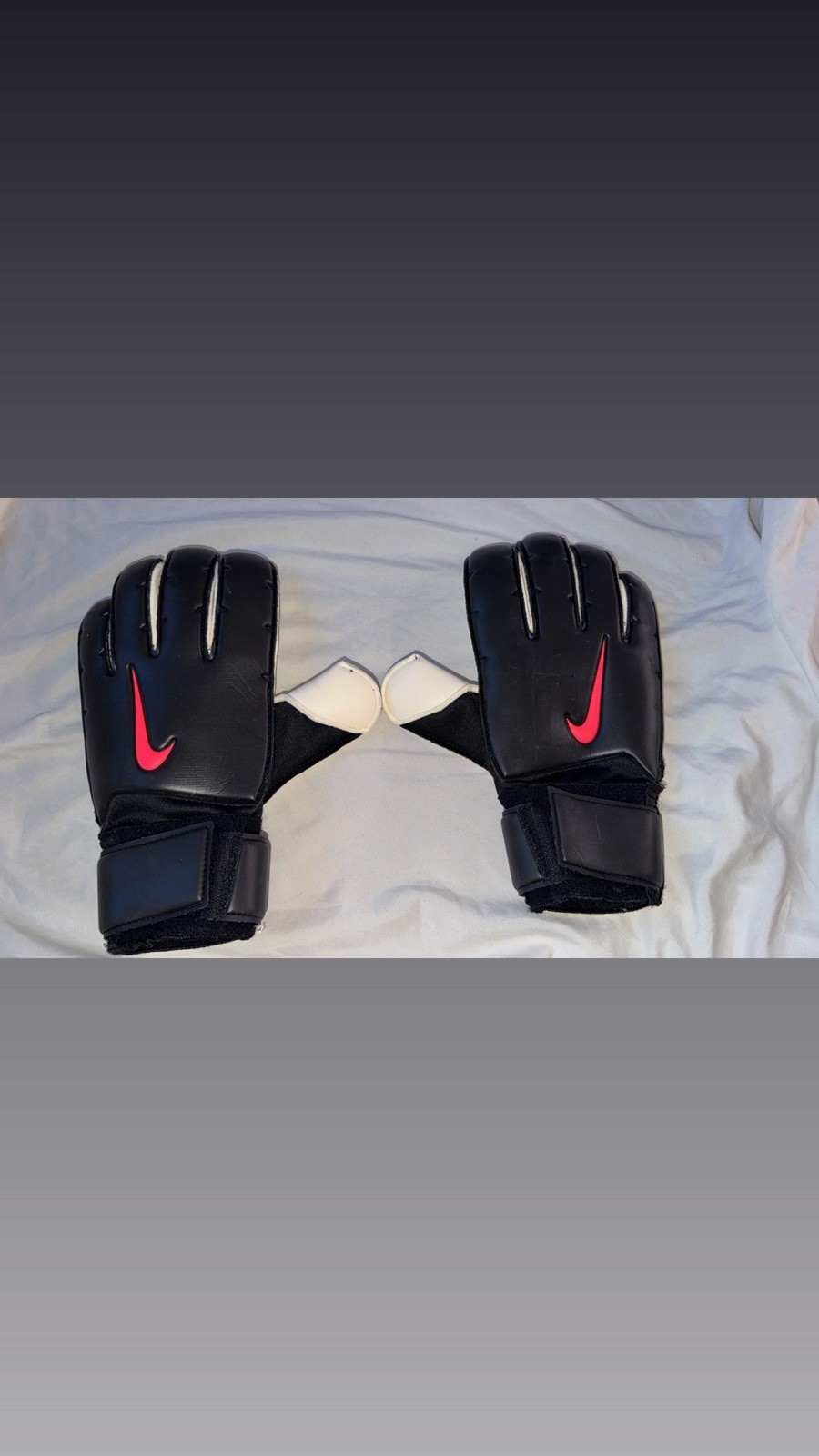 Nike Gunn Cut Player Edition Goalkeeper Gloves Black FB2105-010 Mens Size 10