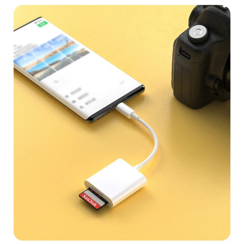 USB C SD Card Reader for Iphone 15 16/Ipad/Macbook/Mac,Type C Memory Trail Camer