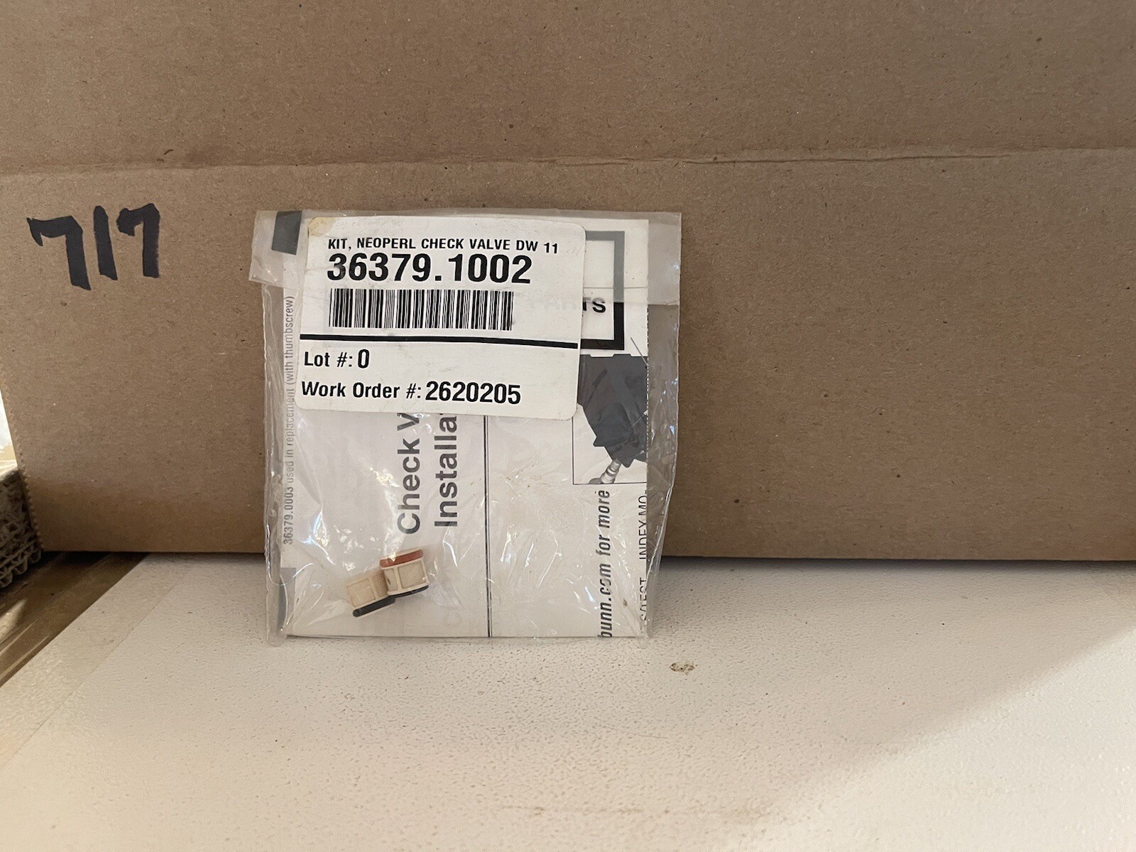 36379.1002 Bunn Kit, Neoperl Check Valve Dw 11Kf Genuine OEM BU36379.1002