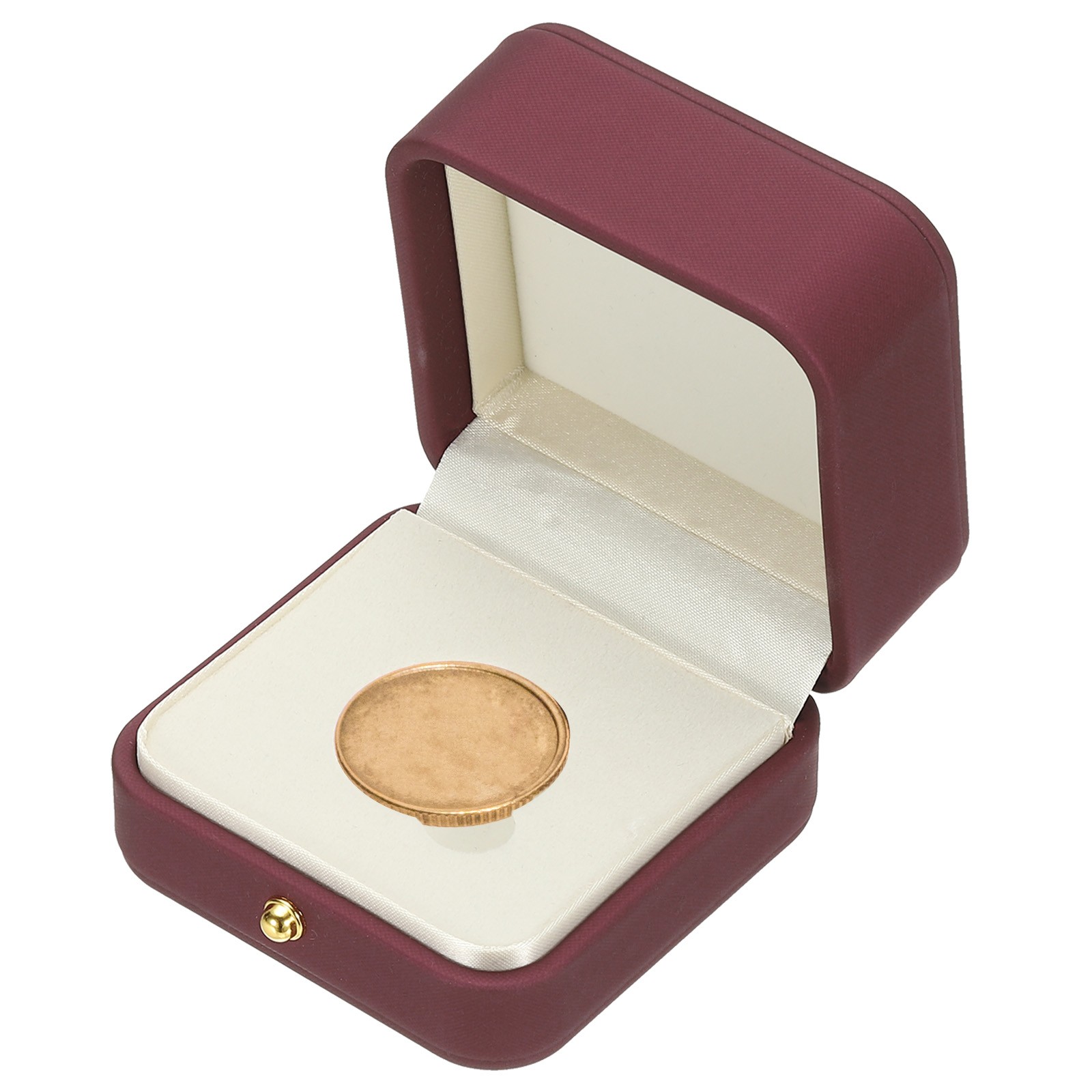 Coin box, coin purse for 30mm, red