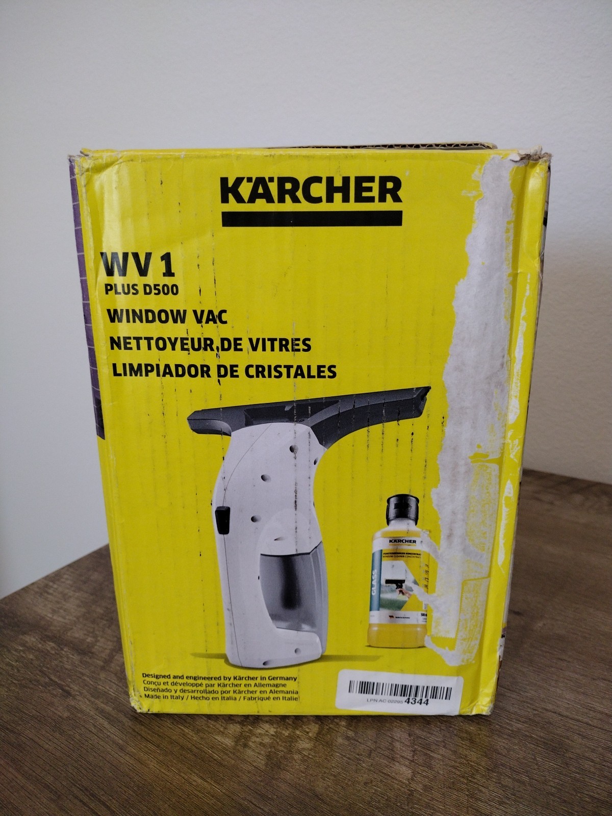Karcher WV 1 Plus D500 Window Vacuum Squeegee for Shower Mirror Countertop