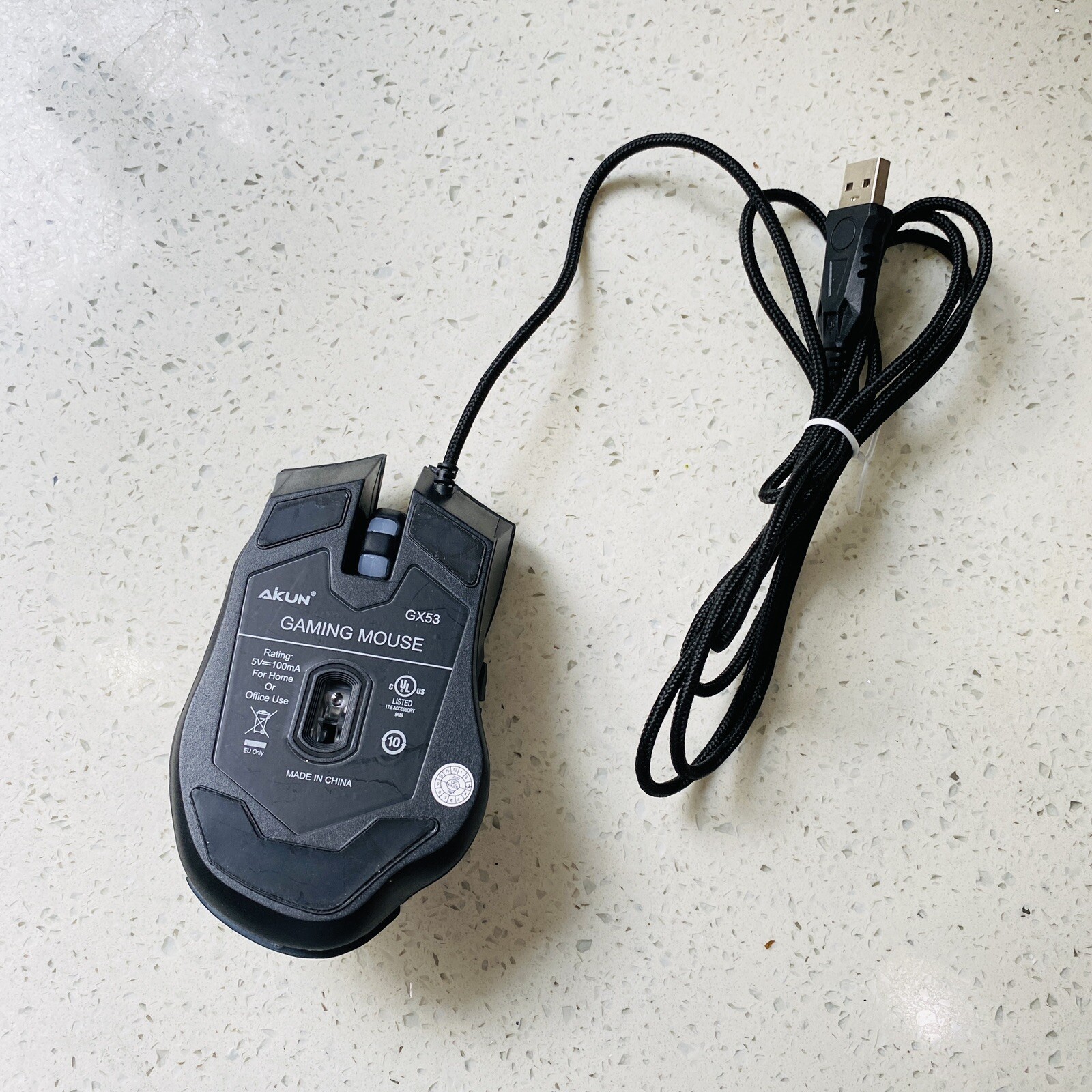 AKUN GX53 Wired Gaming Mouse Tested Works