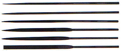 Excel Assorted #2 5.75'' File Set (6 Piece) - Hobby and Plastic Model File Set