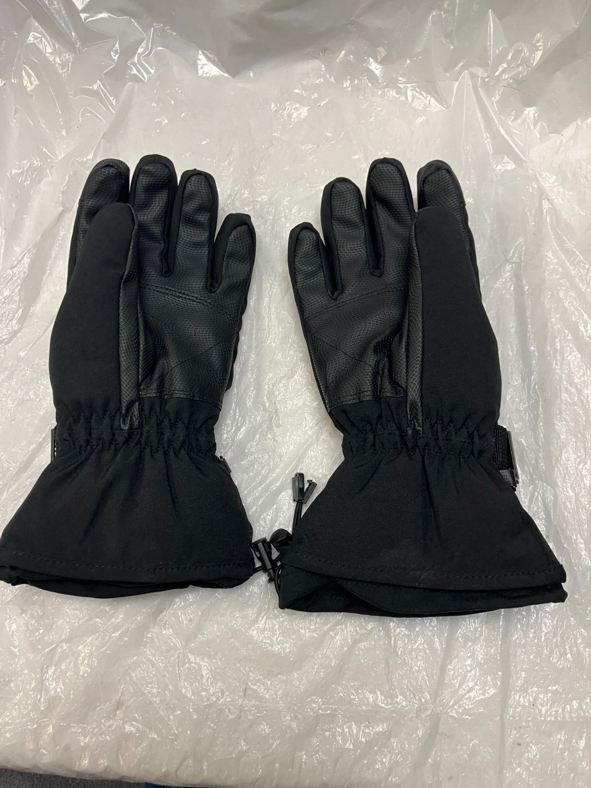 Mens Black Gloves 3M Thinsulate Lined Medium NEW