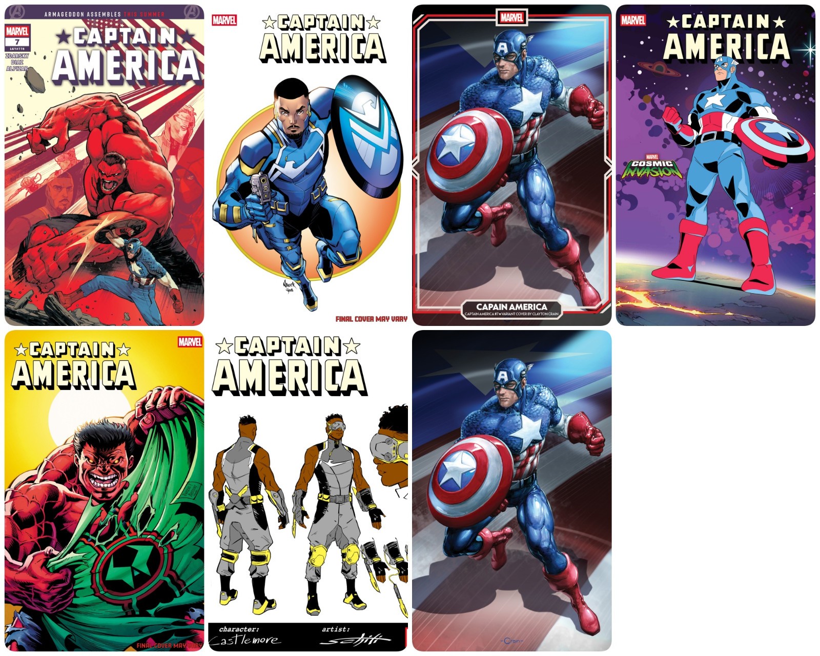 CAPTAIN AMERICA #7 **COVER SELECT** [1:25][1:50] PRESALE 02/18/26
