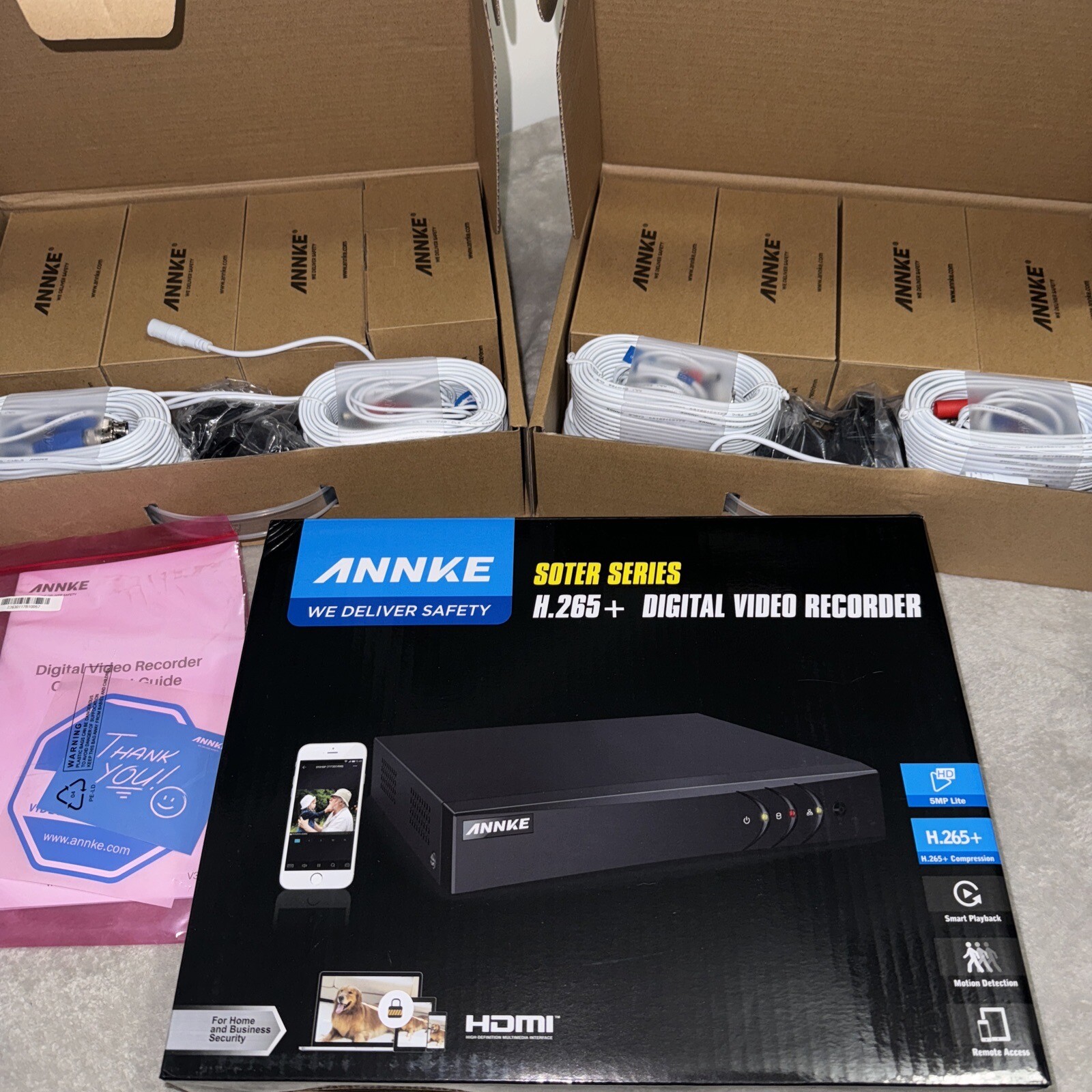 Annke Soter Series H.265+ Digital Video Recorder 5mp Motion Detector 8 Cameras