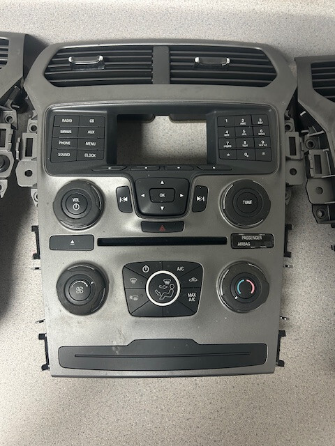 2014-2015 Ford Explorer OEM Radio/ Climate Control Faceplate