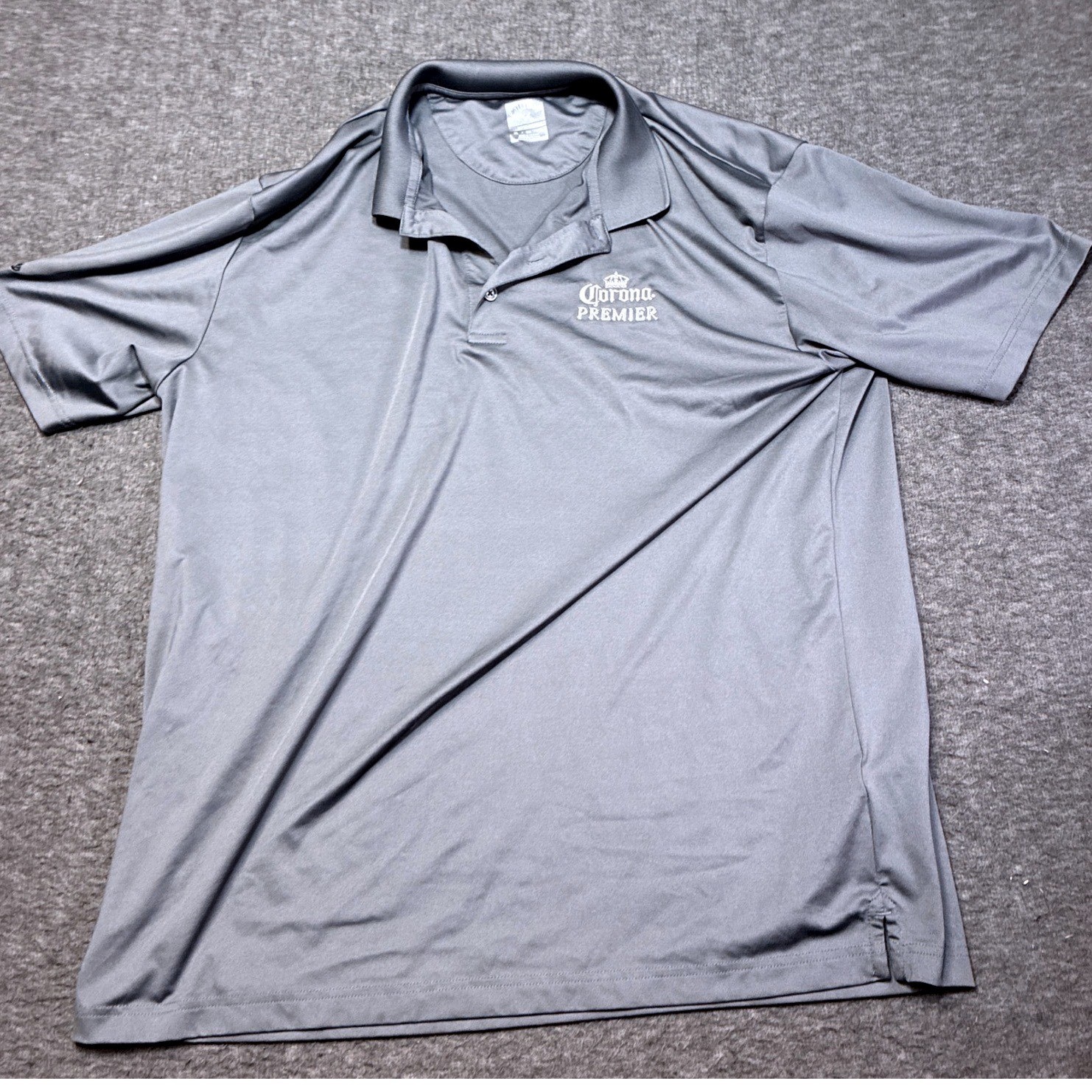 Callaway Corona Premier Golf Polo Mens XL Gray Short Sleeve Opti-Dri Embroidered