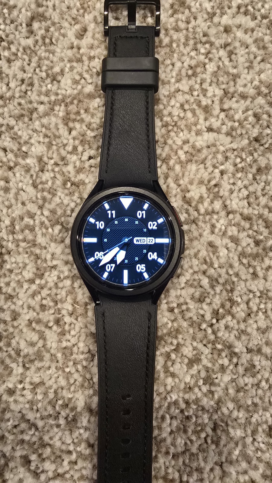 Samsung Galaxy Watch6 Classic GPS 43mm Black Smartwatch SM-R950NZKAXAA