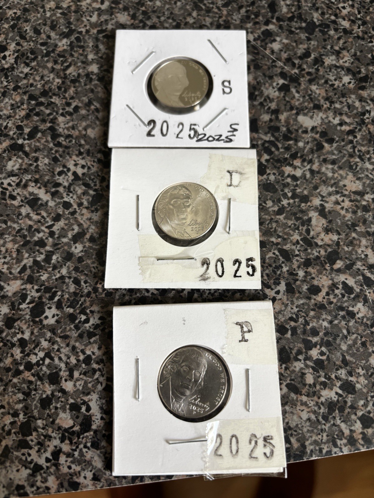 2025 P D S Proof JEFFERSON NICKEL CLAD Uncirculated US Mint ⭐Ready 2 ship⭐
