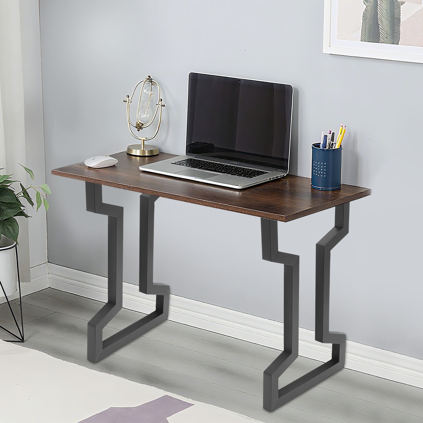 Table Legs Set of 2 Metal Desk Leg 28in Dining Table Legs Industrial Table Frame