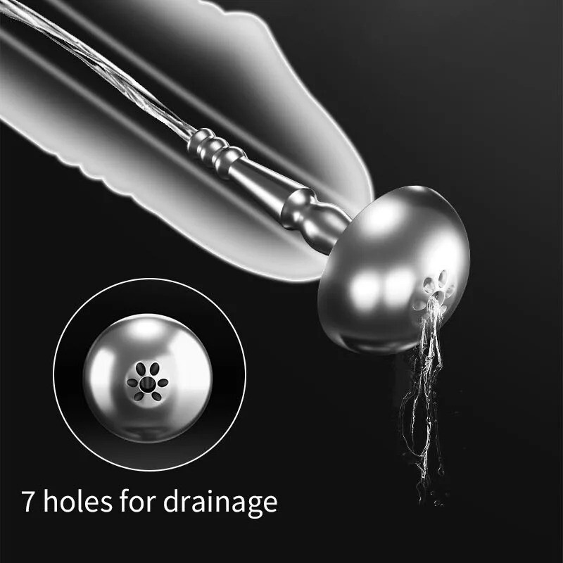 Stainless Steel Dilator Sounding Metal Urethral Stretching Penis Hollow Plug Men