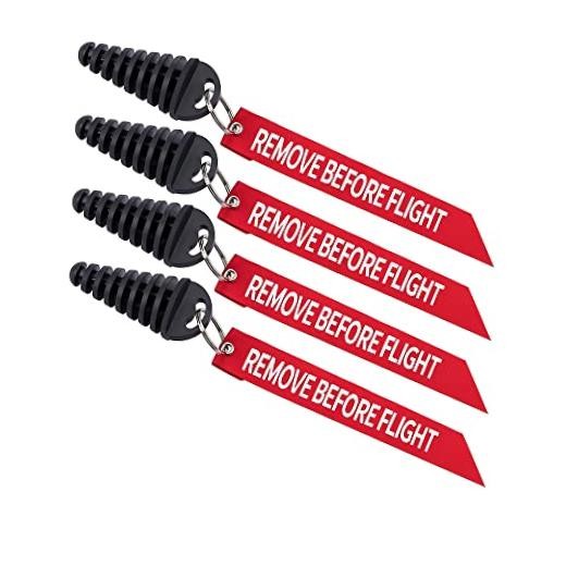 4Pcs 0.6"-1.5" Muffler Exhaust Wash Plug with Rubber Exhaust Silencer | 4 Pack