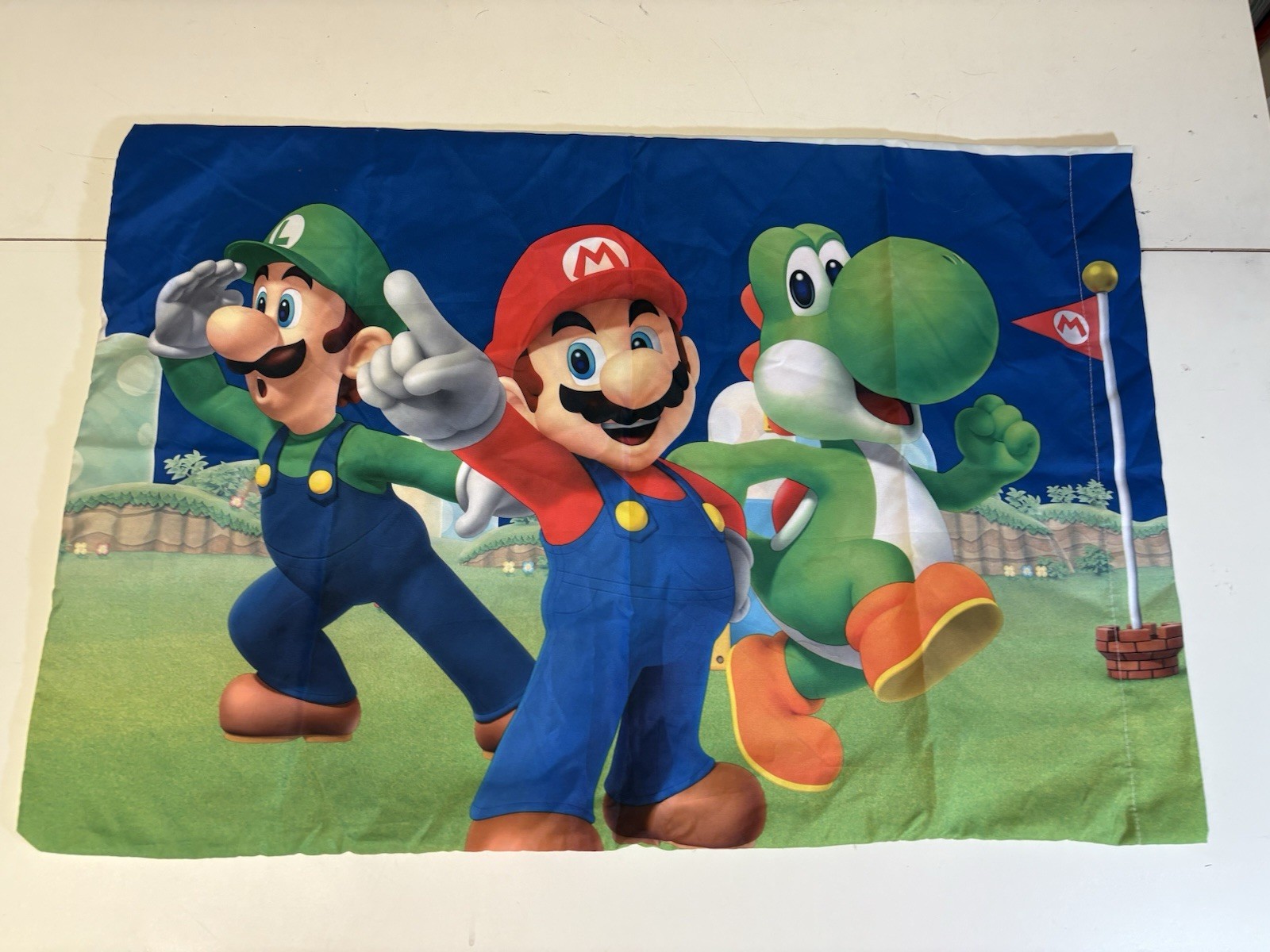 2017 Nintendo Super Mario Standard Pillow Case Mario Luigi Yoshi