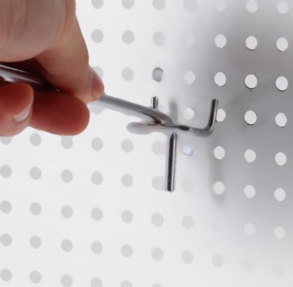 32 Pack Pegboard Hooks, 2 Inch Metal Peg Board Hooks Accessories, Peg B...