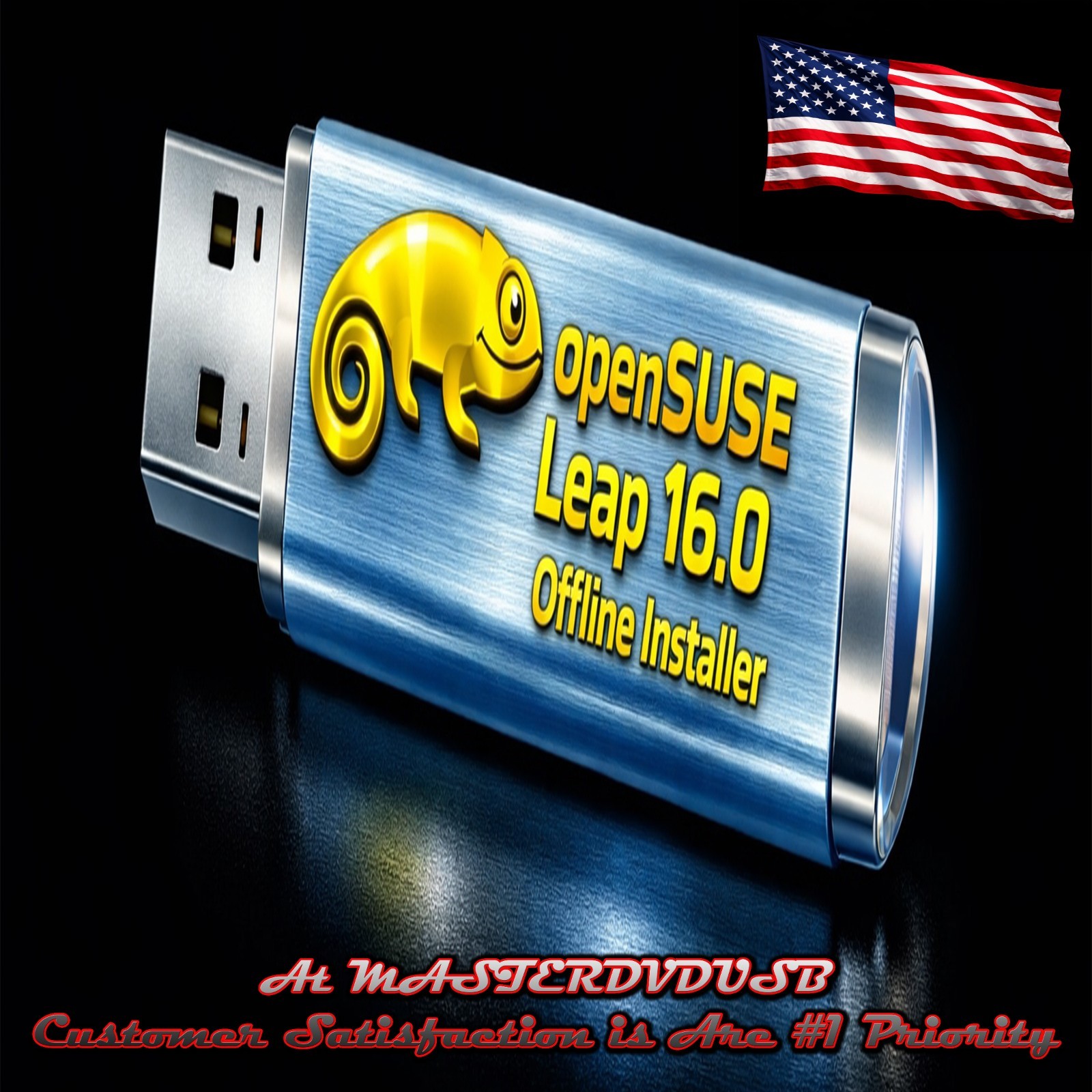 openSUSE Leap 16.0 Offline Installer USB – 64‑bit – Stable, Secure & Flexible