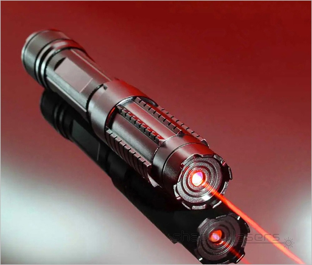 LMX6R Adjustable Focus Red Laser Pointer Pen 638nm Visible Beam Light +Case US