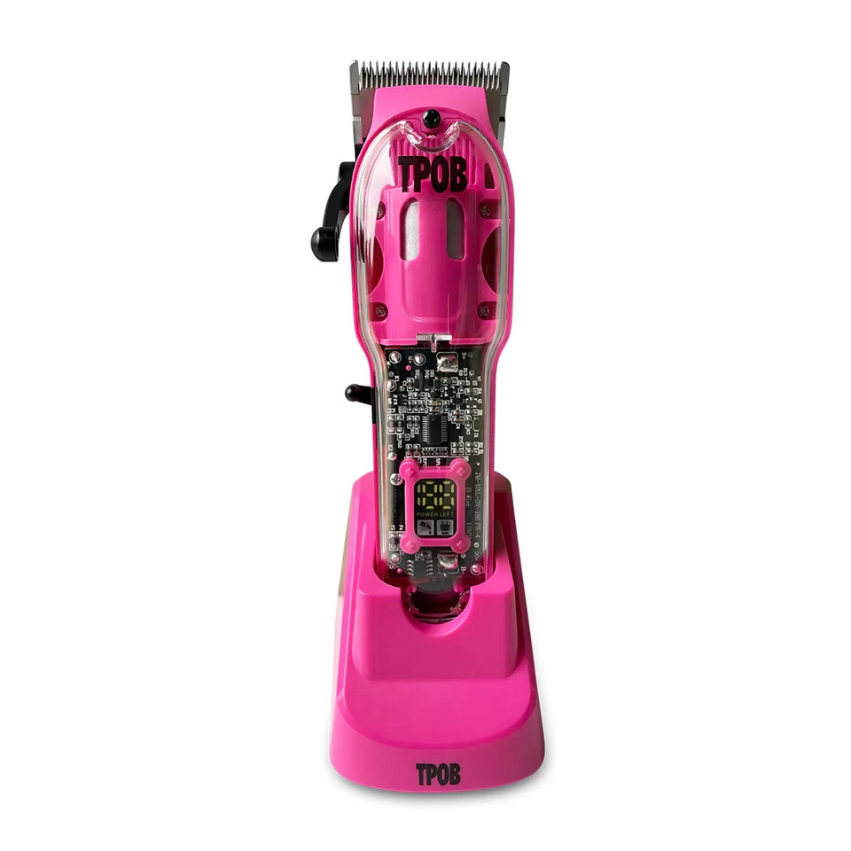 TPOB Slime 2 Pink Candy Edition Barber Hair Clippers 440C Titanium Taper