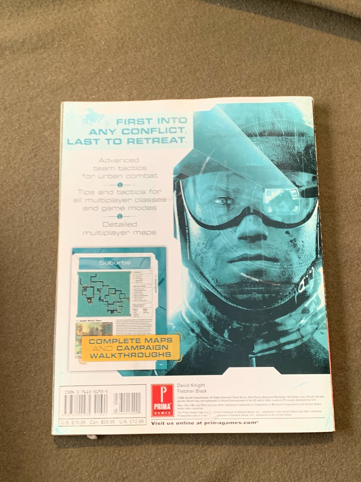 Ghost Recon A Video Game Prima Official Strategy Guide Large Softback Book