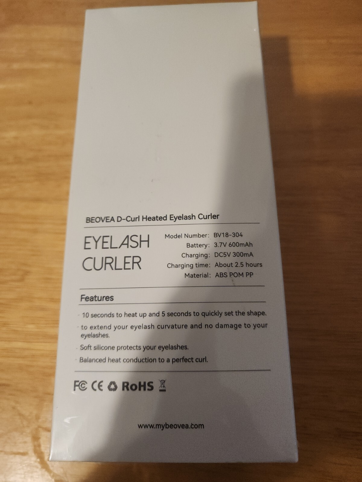 Rechargeable professional Eyelash Curler Fast Charging