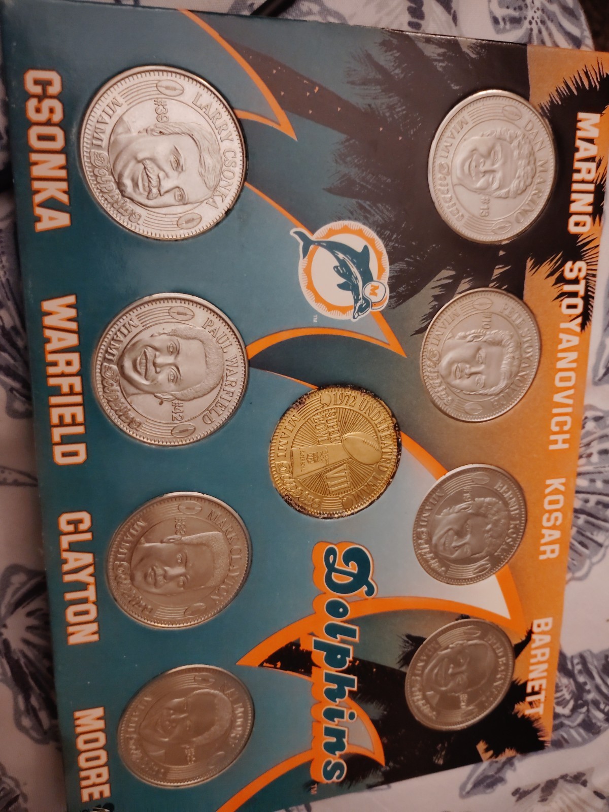 Miami dolphin coins