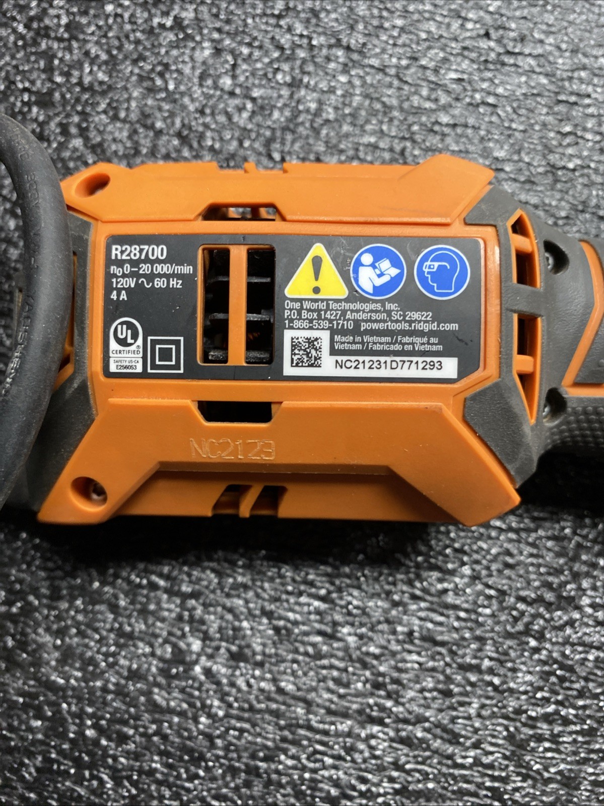 RIDGID R28700 4A JobMax Multi-Tool Excellent