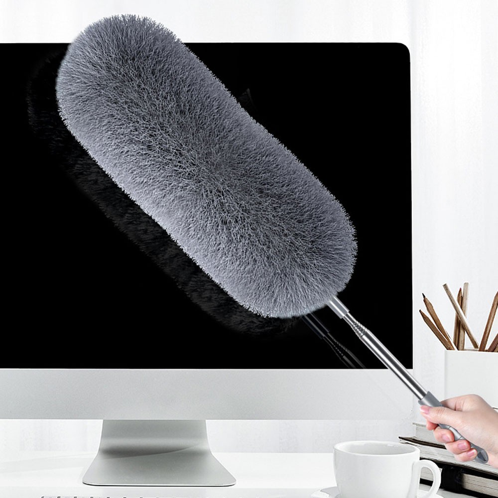 Extendable handle Feather Duster 250cm Long Telescopic Static Duster Brush CW