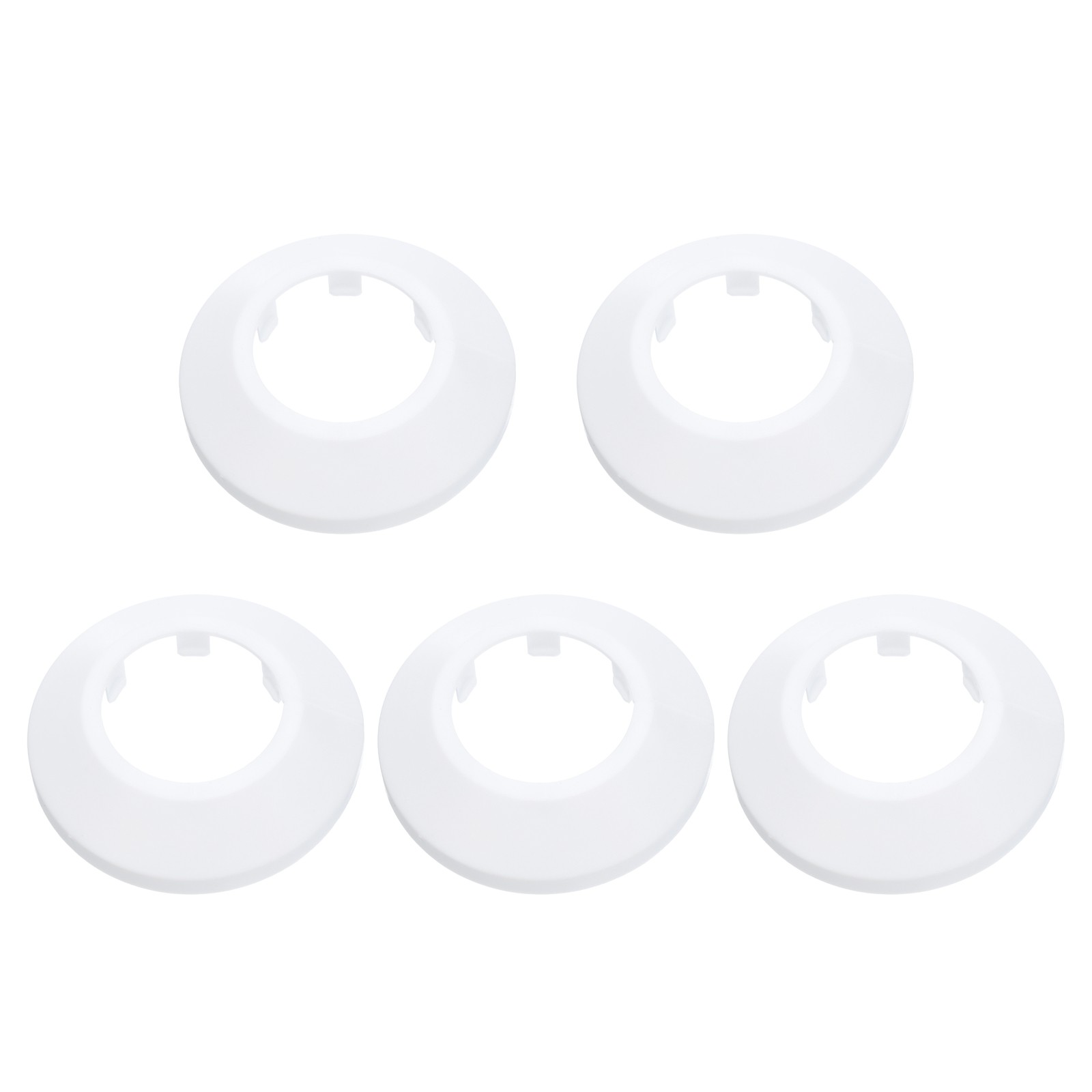 5PCS Flange Pipe Cover Decor for 1.4in/35mm Pipe Cover Decor, White