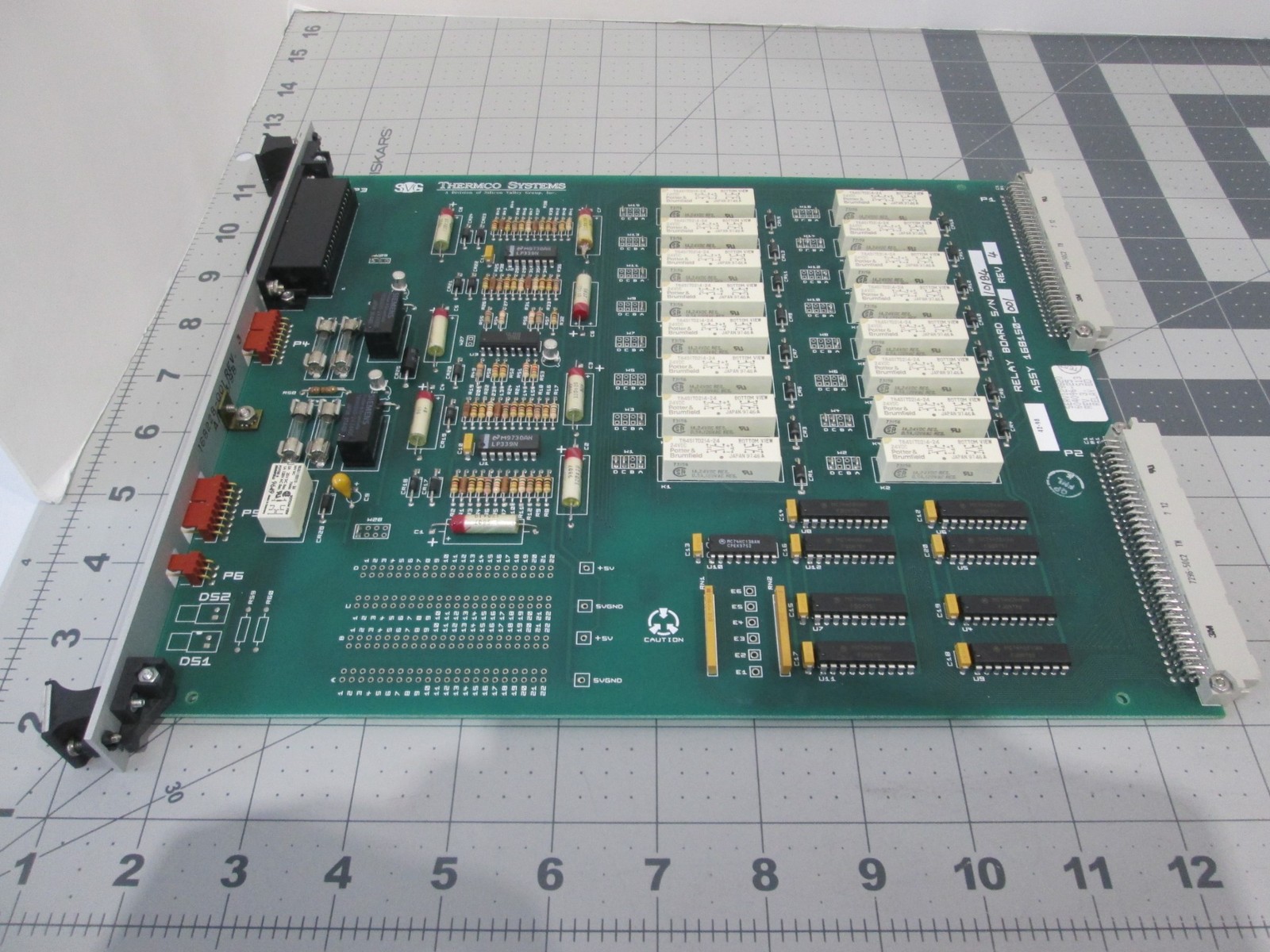 SVG Thermco, 604096-25, Relay HCL Configuration PCB Assy, New