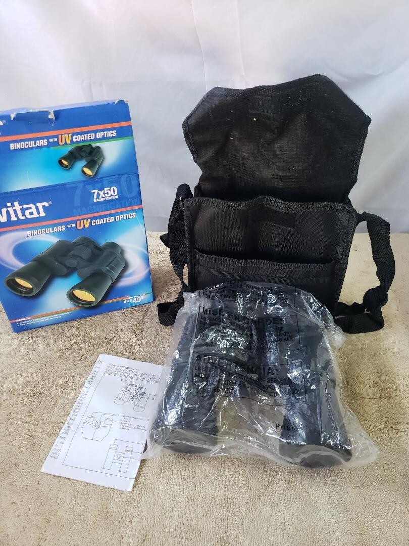 7X50 Vivitar Binoculars With UV Coated Optics. NIB