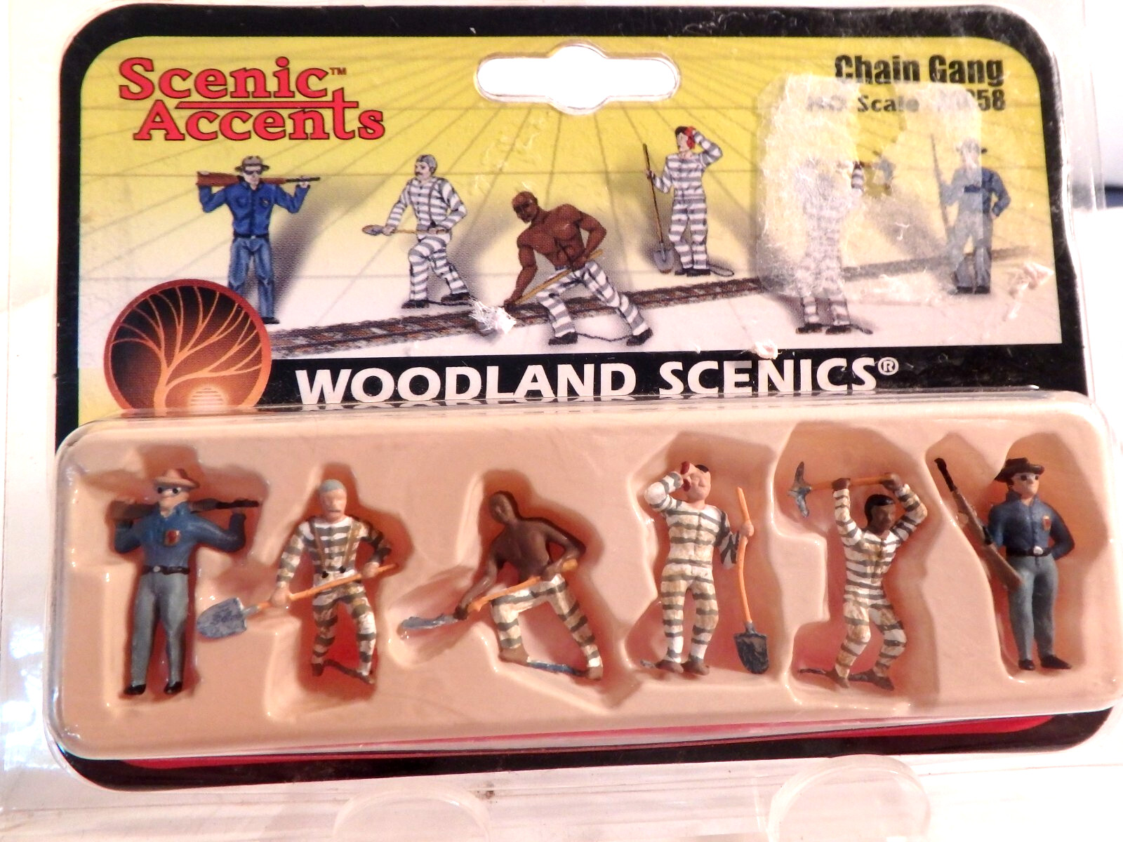 Scenic Accents Chain Gang Prisoners Woodland Scenics A1858 HO, 2003