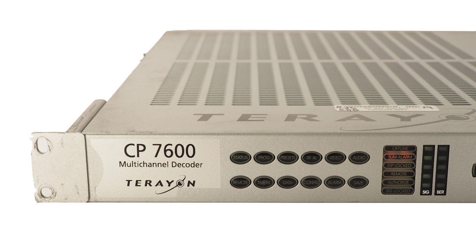 Terayon CP 7600G Multichannel Decoder 8000378