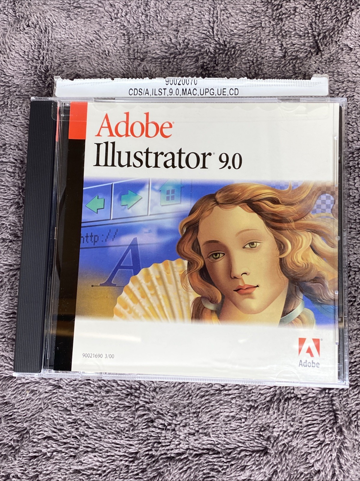 Adobe Illustrator 9.0 Upgrade for Macintosh CD No Serial Number