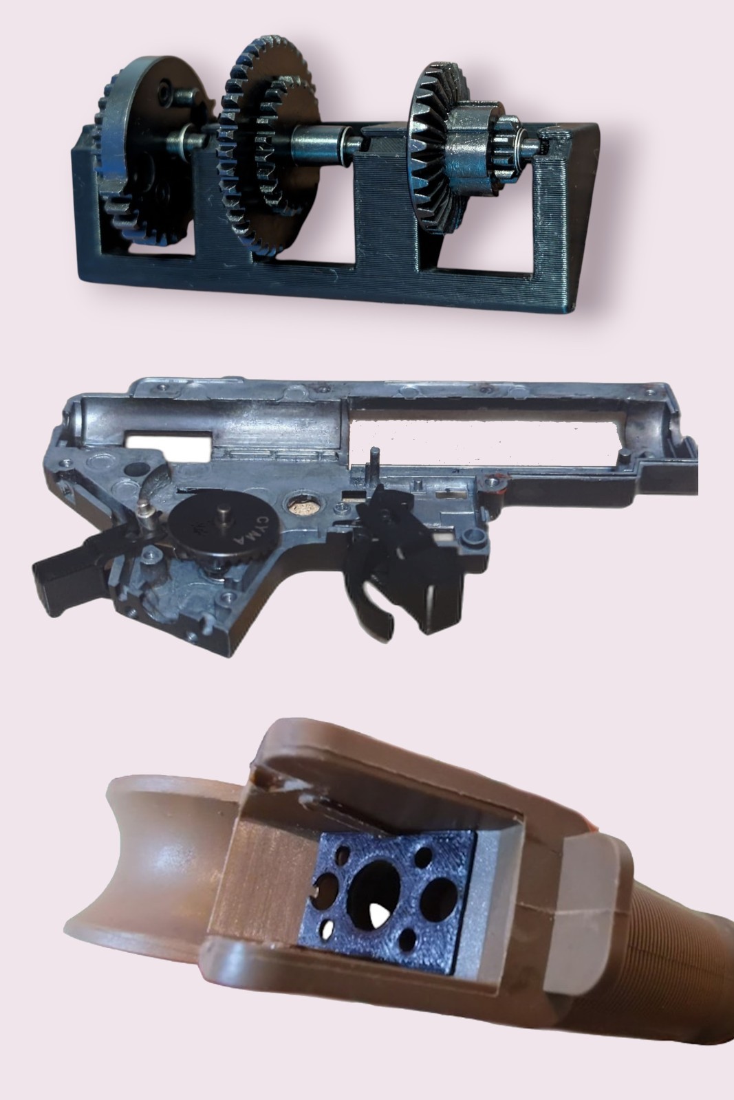 Airsoft Version 2 Electric Gun Gearbox Accessory Assistance Kit