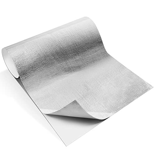 Pcs4'' x 48'' Aluminized Heat Shield Thermal Barrier Adhesive 24 x 48 Inch 2