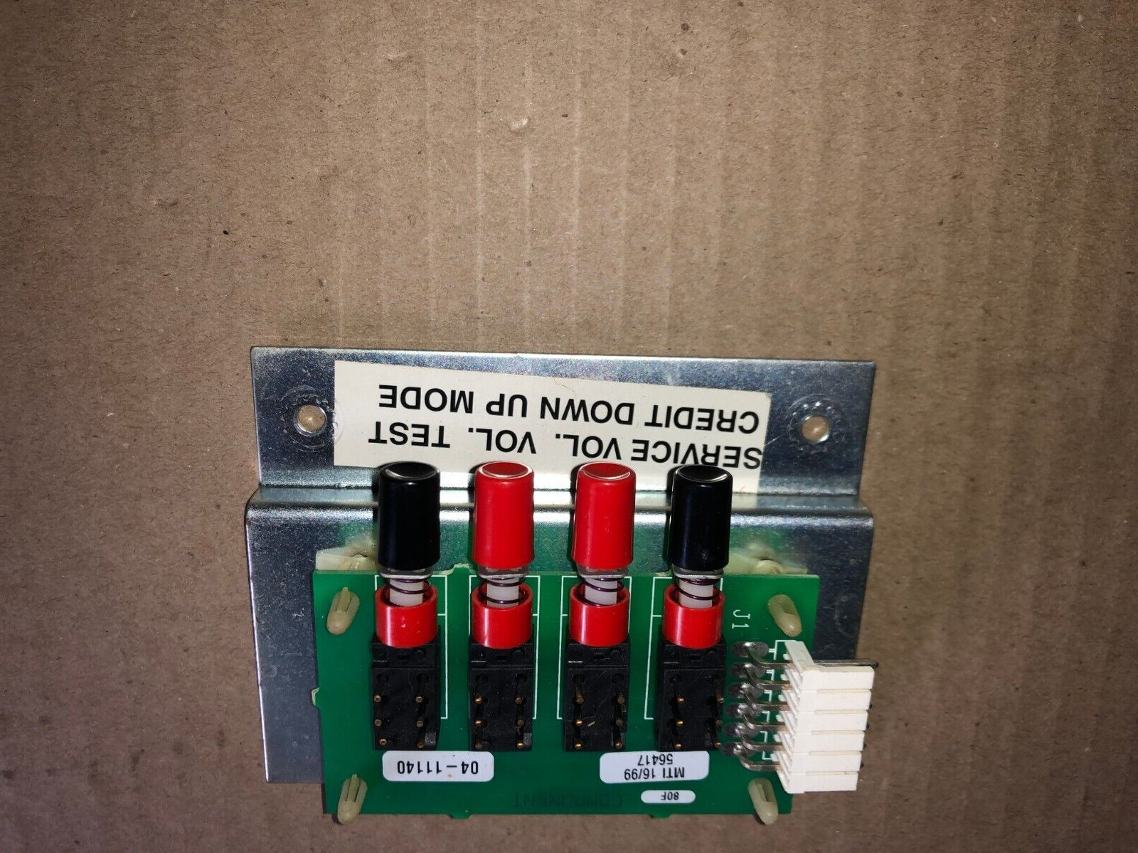 MIDWAY ARCADE SERVICE SWITCH'S WITH BRACKET ARCADE