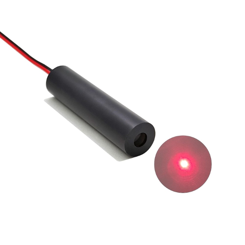 Φ12×50mm 650nm Red Laser Module Glass Lens 0.4mW-100mW Positioning Laser Locator