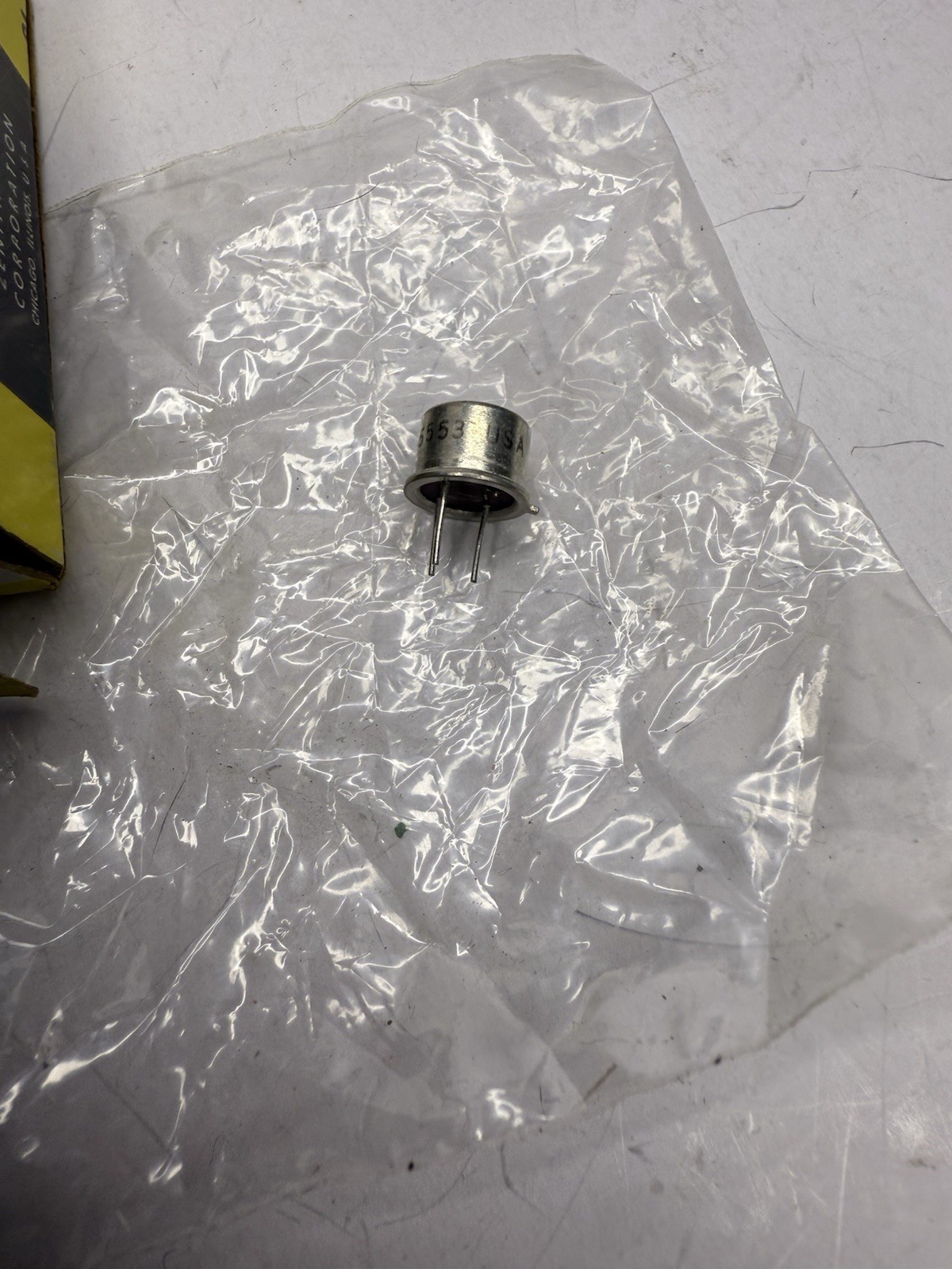 Zenith 6553 121-397 Transistor NOS Vintage Metal Can TO-Style USA