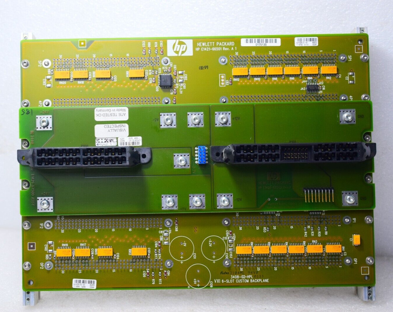 HEWLETT PACKARD(HP) E1421-66501 VXI 6 SLOT CUSTOM BACKPLANE E1421-66502