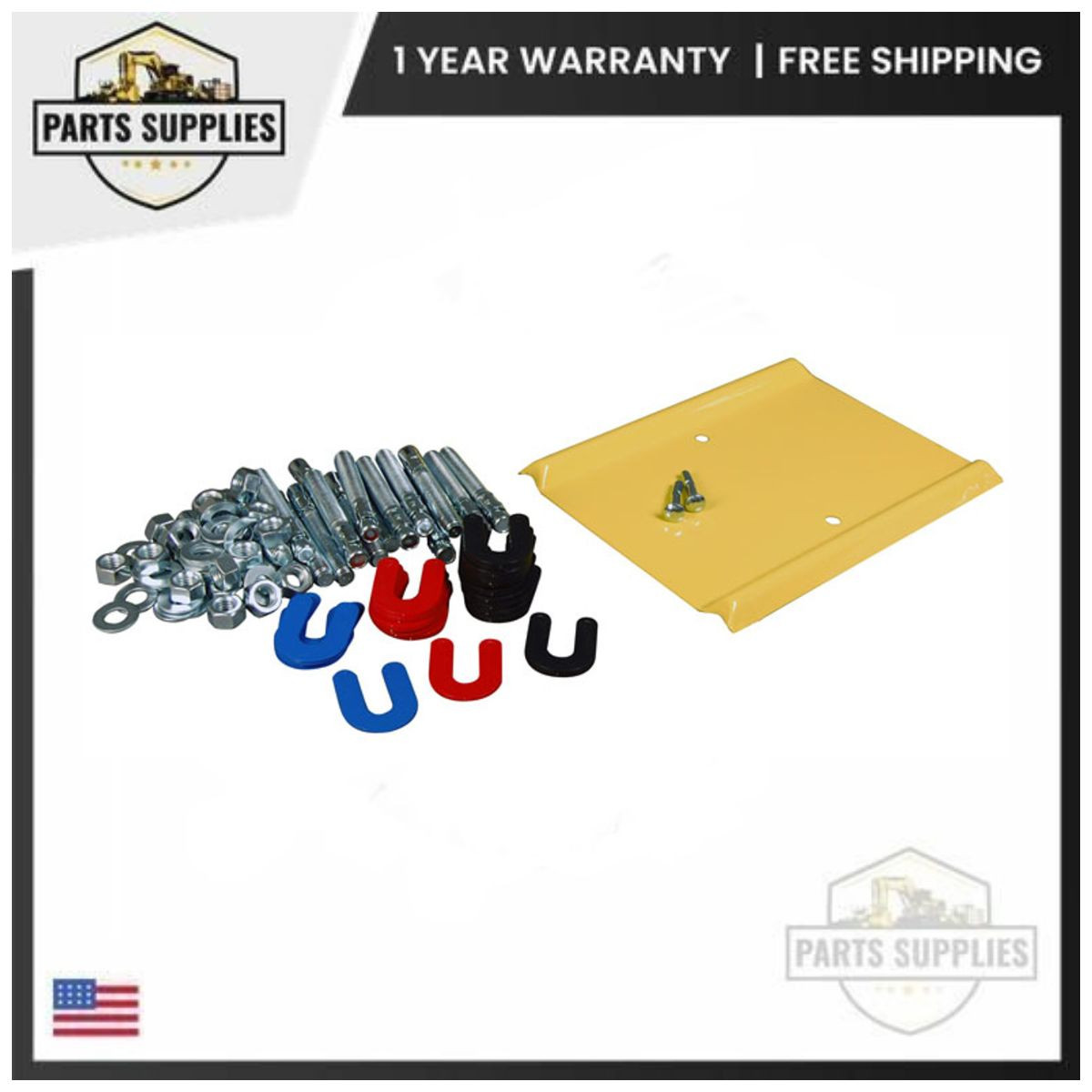 Single Dish Auto Lift Reinstallation Kit w/ Wheel Spotter Dish Anchors & Shims