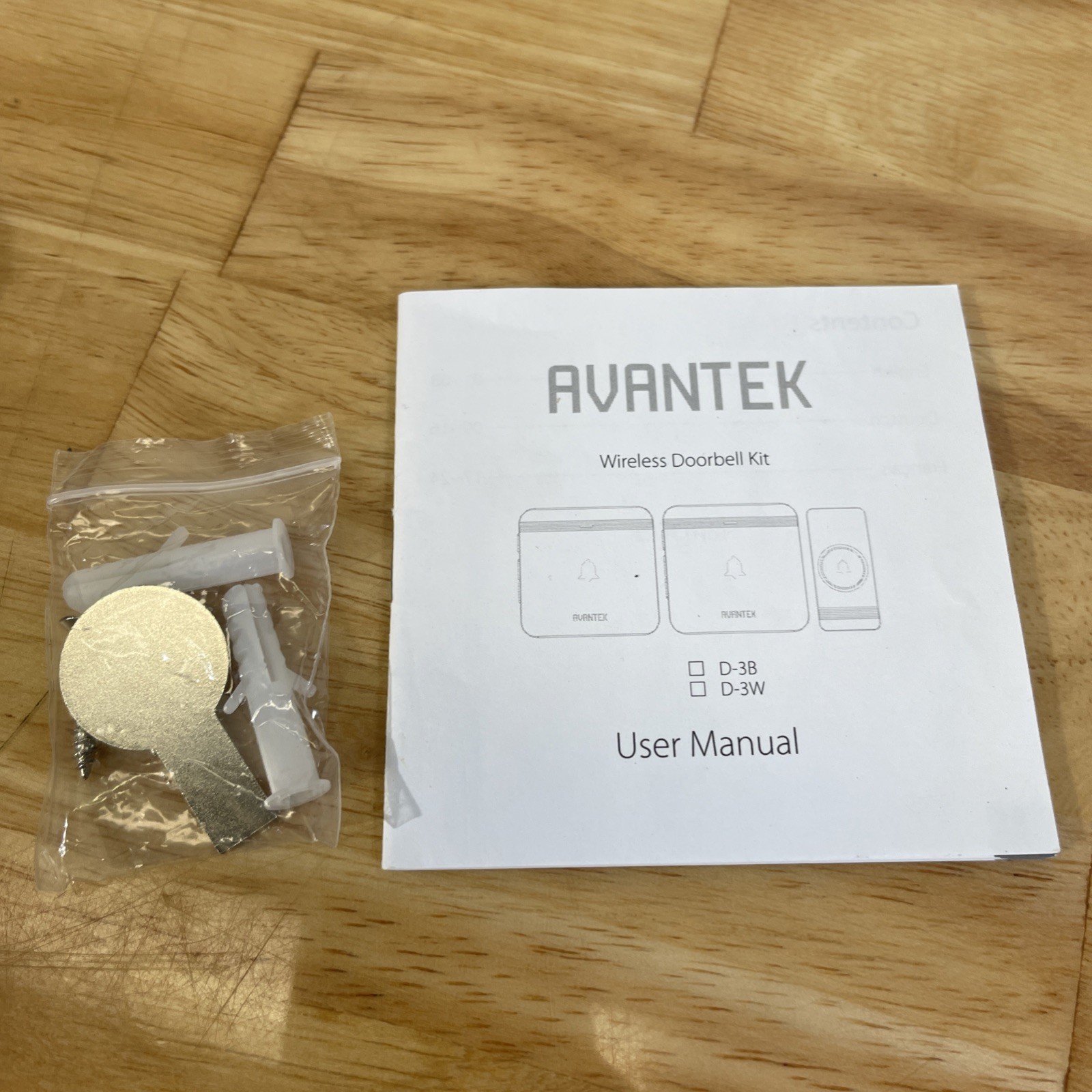 Avantek Wireless Doorbell Kit - Model D-3B