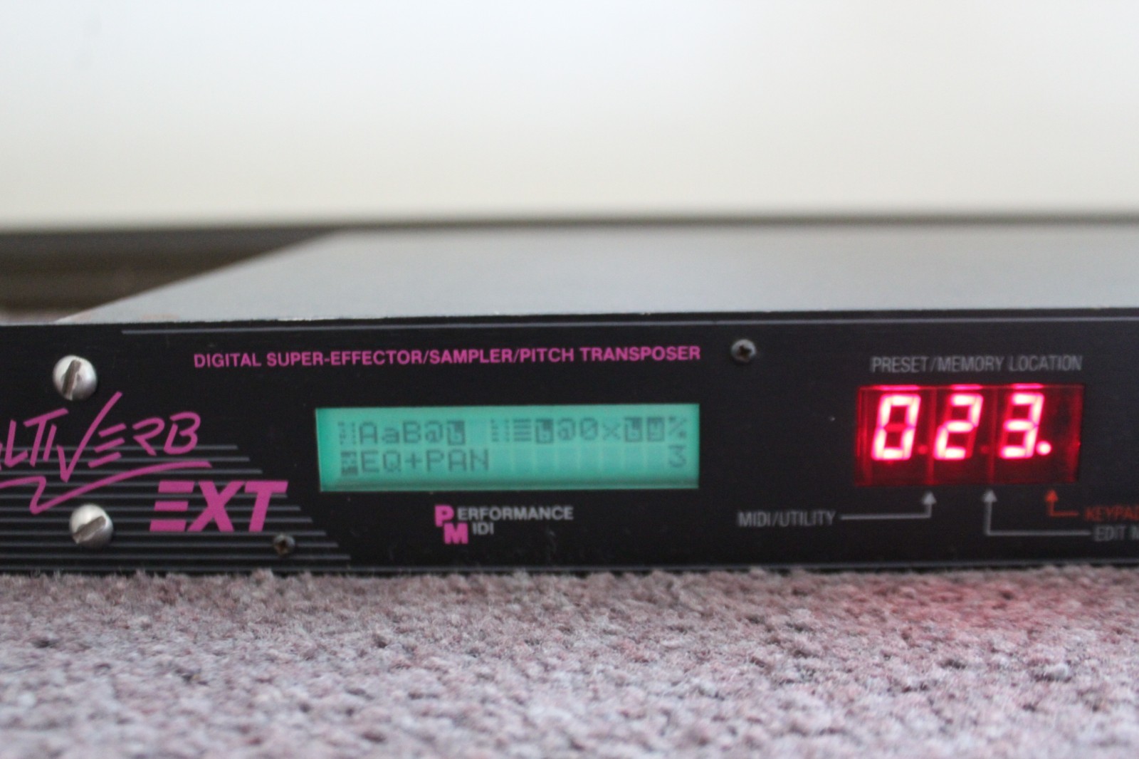 ART MultiVerb EXT Multi-Effects Processor Delay Distortion Rack Mount 1990s