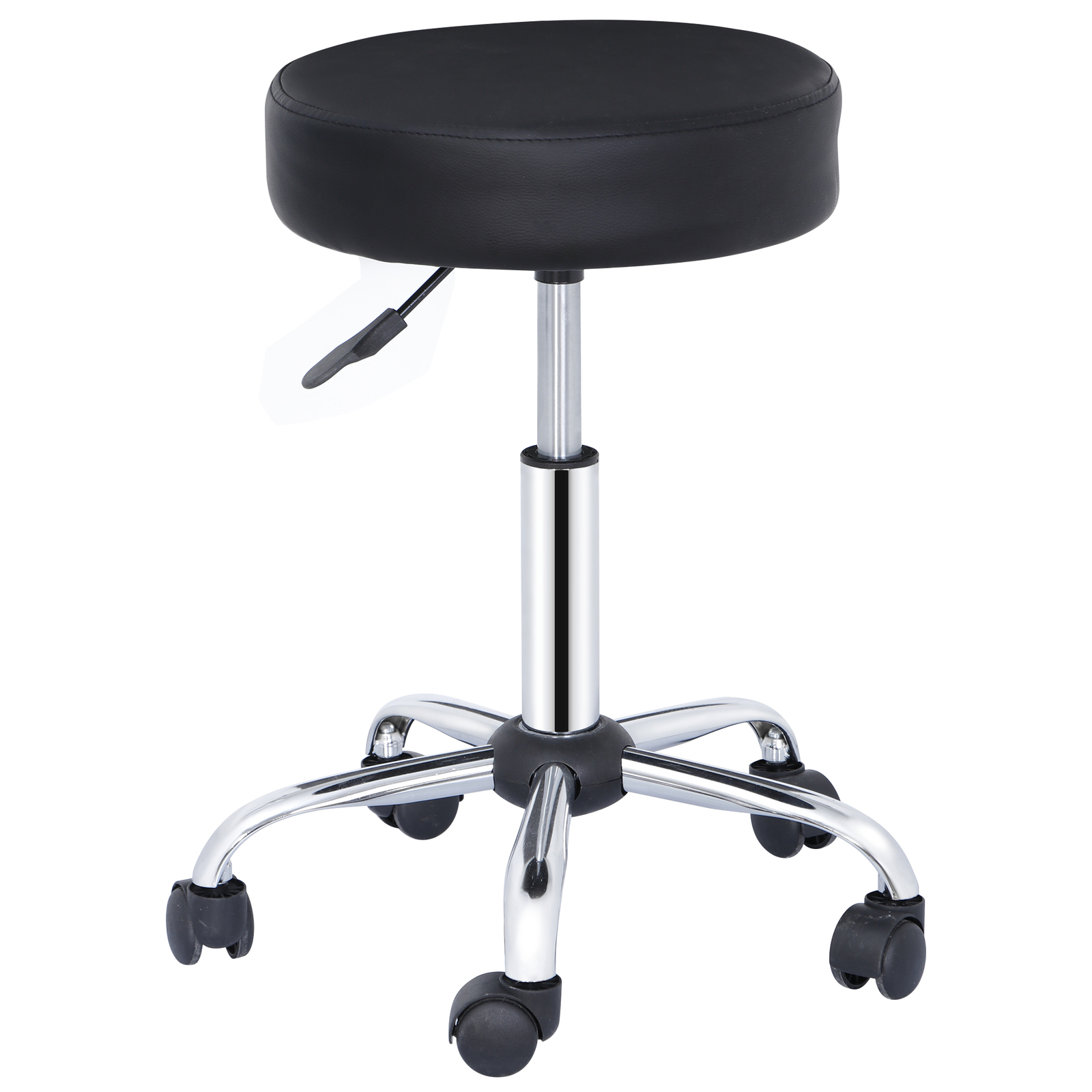 4PCS Hydraulic Salon Rolling Stool Adjustable Swivel Chair w/Wheels for Message
